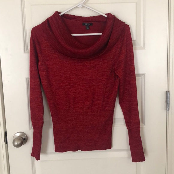 Red Dressy Sweater - Picture 1 of 2
